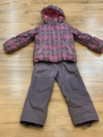 Зимний комплект Outventure .Куртка+штаны на подтяжках .Цвет фиолетовый .Замеры К. . фото 2