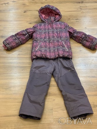 Зимний комплект Outventure .Куртка+штаны на подтяжках .Цвет фиолетовый .Замеры К. . фото 1