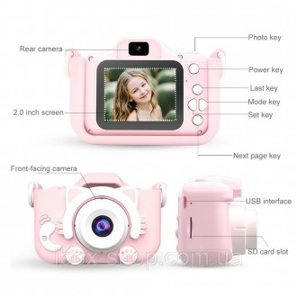 Детская цифровая камера Smart Kids Camera Full HD делает до 50-и снимков на памя. . фото 8