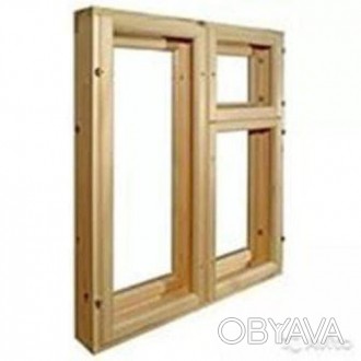 Віконні блоки з подвійними рамами деревяні прооліфені з стіклом розмір (150х140 . . фото 1