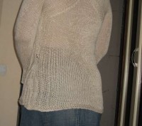 Женский вязаный свитер, ажурная вязка, абсолютно новый, производство Италия.. . фото 3