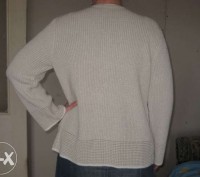 кофта свитер теплая новая, длина65,рукав 60. состав 50%хлопок,50%акрил.. . фото 5