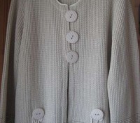 кофта свитер теплая новая, длина65,рукав 60. состав 50%хлопок,50%акрил.. . фото 6