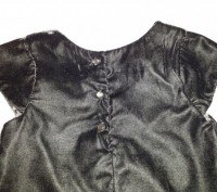 Шикарное бархатное платье для Вашей  красотки фирмы H&M. Черное, но нарядное, тр. . фото 6