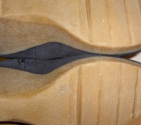 Ботинки сапоги замшевые женские зимние, темно синего цвета.р.38 высота танкетки . . фото 6