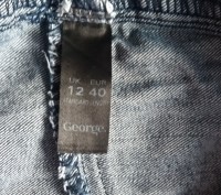 Продам джинсы George, стрейчевые, для беременной, б/у 1 раз. Носила 7 по 9месяц,. . фото 7