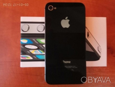 Оригинальный iPhone 4S 16Gb черного цвета в идеальнейшем состоянии. Телефон рабо. . фото 1