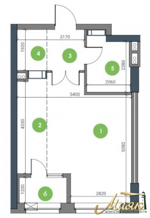 Продается просторная однокомнатная квартира в жилом комплексе комфорт-класса в Г. . фото 8