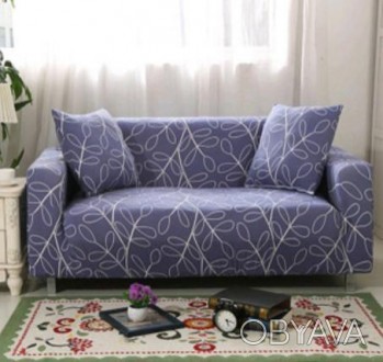 Натяжной чехол на диван поможет Вам обновить интерьер, сделать его современным и. . фото 1