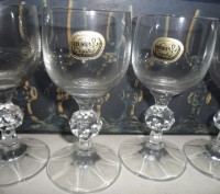 Продам очень эффектные и оригинальные хрустальные бокалы (фужеры) из чешского хр. . фото 3