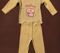 Костюмчик - пижамка розовая для девочки
3 - 9 мес
100% хлопок. . фото 2