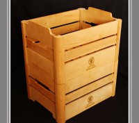 Дерев'яні ящики розміром 37см Х 28см, зручні для зберігання овочів, фруктів, ігр. . фото 3