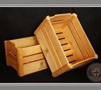 Дерев'яні ящики розміром 37см Х 28см, зручні для зберігання овочів, фруктів, ігр. . фото 2