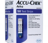 Тест полоски к глюкометрам Accu-Chek AVIVA 50 шт/упаковке. . фото 3
