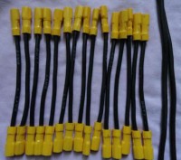 медние перемички с кабеля. на концах клеми (12-10) длина 14см. диаметр кабеля 4 . . фото 3