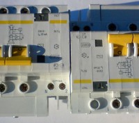 Автоматический выключатель дифференциального тока АД12 2Р 20А 30мА ИЭК, новый, р. . фото 3