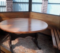 виготовляємо столи під замовлення з масиву дуба та сосни.різних розмірів та форм. . фото 2