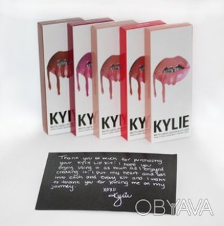 Набор матовых жидких губных помад Kylie Birthday Edition – это яркий пример тщат. . фото 1