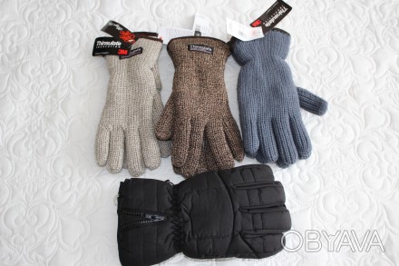 Чоловічі акрилові зимові рукавиці на утеплювачі Thinsulate С40. Виробництво Іспа. . фото 1