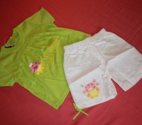 Дитячі костюмчики для дівчаток 2 в 1.
1. фото 1, 2, 3 та 5 (червоний з білим, с. . фото 4