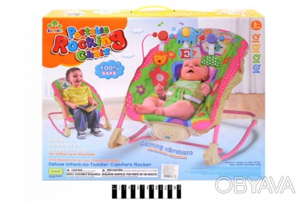 Крісло-качалка для немовлят (коробка) SL85004 р.54*11*43 см (шт.). . фото 1