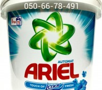 Порошок Ariel Touch of Lenor Fresh предназначен для стирки всех видов тканей. Ср. . фото 3