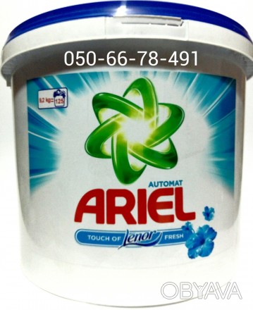 Порошок Ariel Touch of Lenor Fresh предназначен для стирки всех видов тканей. Ср. . фото 1