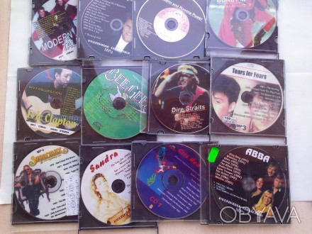 Продам музыкальную коллекцию МР3 – дисков( все дискографии) больше 100 шт. Стили. . фото 1