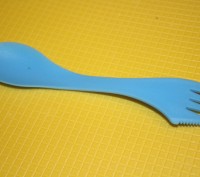 ложка,вилка, ніж. 3в1 туристична ловилка.
Матеріал пластик.
вага 10г.
довжина. . фото 6