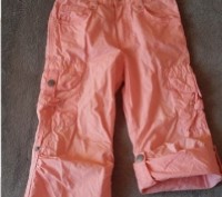 Костюм:куртка и брюки-бриджи"Lemmi"Германия нежно-кораллового цвета.
Ткань хлоп. . фото 3