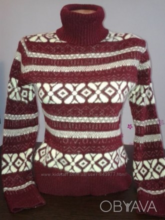 Продам дуже гарний теплий светр, стан відмінний!
Склад: шерсть, ангора і еласта. . фото 1