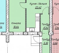 Пропонуємо придбати одно кімнатну квартиру біля Львова (15км.) у сучасному трипо. . фото 3