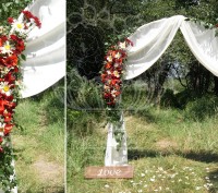 Арка с декором для выездной церемонии:
http://mellow.com.ua/
Свадебный декор и. . фото 3