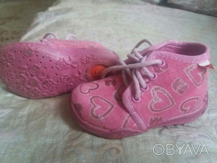 Взуття елефант нові з дихаючою підошвою, розмір 19 (рожеві на шнурівку), 21 (гол. . фото 1