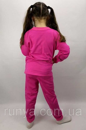 Пижама детская теплая для девочки "Mini". В пошиве изделия используется полотно . . фото 3