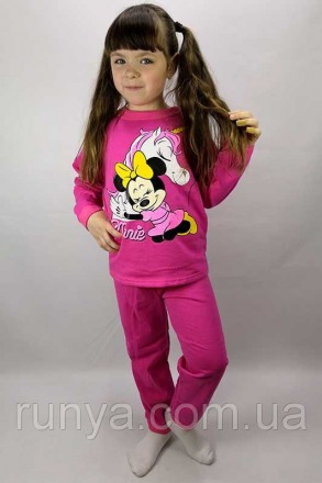 Пижама детская теплая для девочки "Mini". В пошиве изделия используется полотно . . фото 2