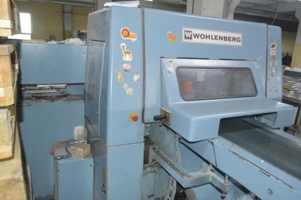 Трехножевая резальная машина Wohlenberg 44 FS 50  (производство Германии) с возм. . фото 5