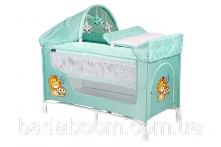 Кровать - манеж LORELLI San remo 2 plus green indians. Киев. фото 1