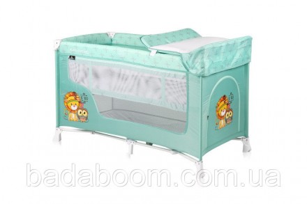 Кровать - манеж LORELLI San remo 2 green indians. Киев. фото 1