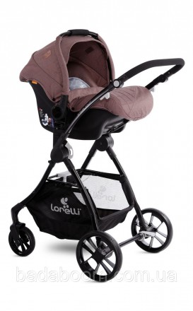 Коляска универсальная 3 в 1 Lorelli STARLIGHT Set
Детская универсальная коляска . . фото 4