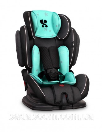Автокресло Lorelli Magic premium + sps 1/2/3 (9-36kg) black&green stars. Київ. фото 1