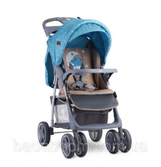 Детская коляска Lorelli Foxy blue&beige moon bear. Київ. фото 1