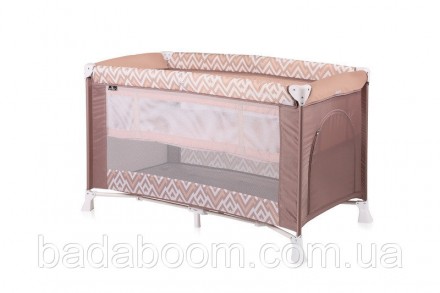 Кровать - манеж LORELLI Verona 2 brown&beige lines. Киев. фото 1