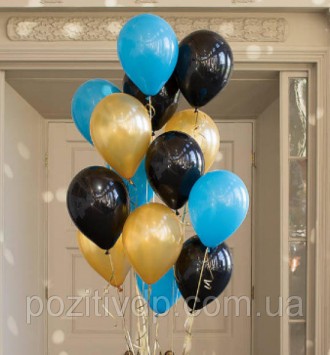 Доставка воздушных шаров наполненных гелием, композиции из шаров и оформление пр. . фото 2