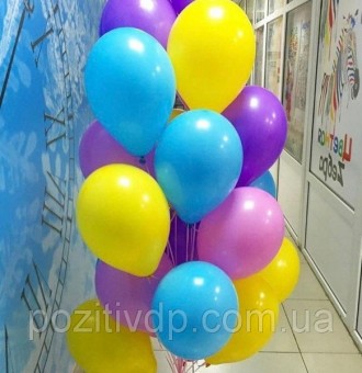 Доставка воздушных шаров наполненных гелием, композиции из шаров и оформление пр. . фото 11