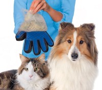 Перчатка для вычесывания шерсти домашних животных True Touch удобна в использова. . фото 2