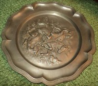Сувенирная старинная тарелка раритет эксклюзив. . фото 6