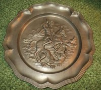 Сувенирная старинная тарелка раритет эксклюзив. . фото 2