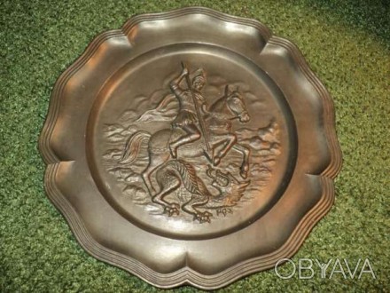 Сувенирная старинная тарелка раритет эксклюзив. . фото 1