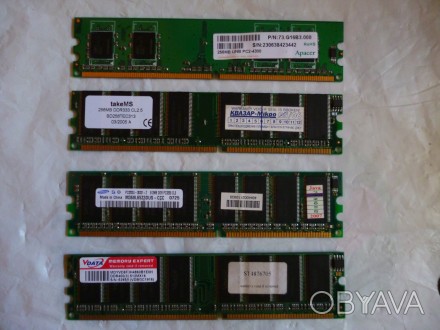 Оперативная память DDR
DDR 256мб. -25грн. 1 в наличии
DDR 512мб -50грн. 3 в на. . фото 1